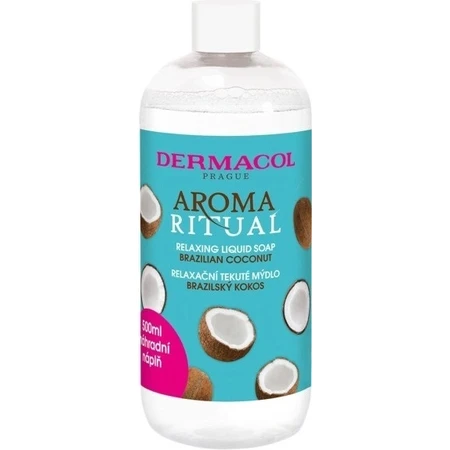Dermacol Aroma Ritual - рідина для дозаправки. Бразильське кокосове мило 1×500 мл, мило для рук: ціни та характеристики
