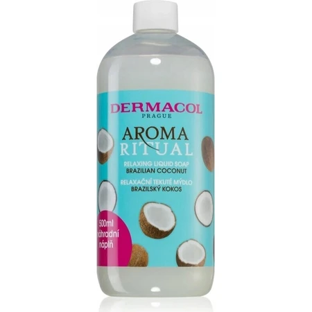 Dermacol Aroma Ritual - рідина для дозаправки. Бразильське кокосове мило 1×500 мл, мило для рук: ціни та характеристики