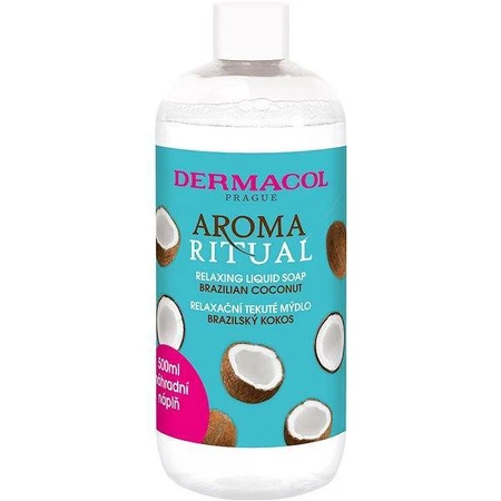 Dermacol Aroma Ritual - рідина для дозаправки. Бразильське кокосове мило 1×500 мл, мило для рук: ціни та характеристики