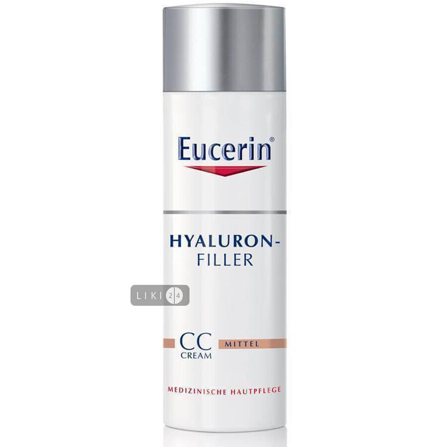 CC-крем Eucerin Hyaluron-Filler Medium 50 мл: ціни та характеристики