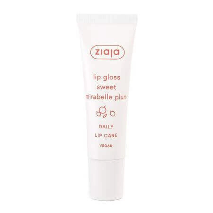 Блиск для губ з ароматом солодкої сливи Lip Care, 12 мл, Ziaja: ціни та характеристики