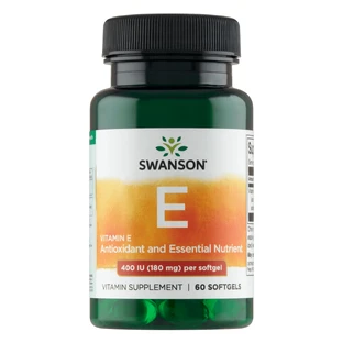 Swanson E, витамин E 400 МЕ, 60 капсул E