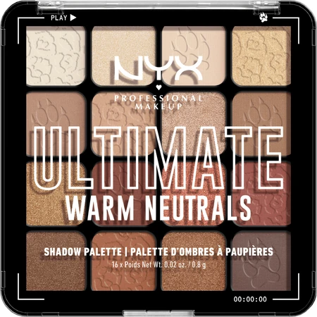 NYX Professional Makeup Ultimate Shadow Palette Палітра тіней з теплими нейтральними відтінками: ціни та характеристики