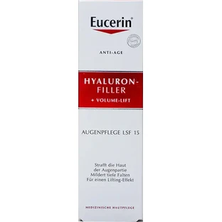 Крем з ліфтинг-ефектом Eucerin Hyaluron-Filler+Volume-Lift SPF 15 для відновлення контуру навколо очей 15 мл