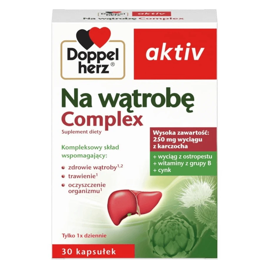 Комплекс Для печени Doppelherz Aktiv Na wtrob Complex, 30 капсул: цены и характеристики