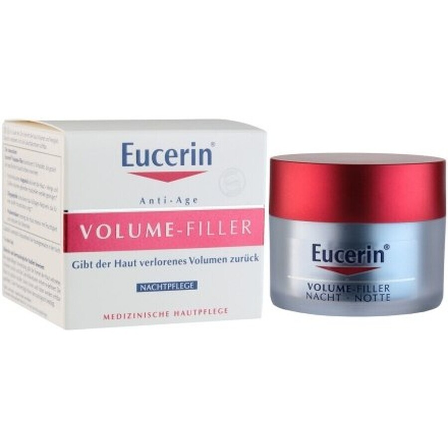 Крем нічний Eucerin Hyaluron Filler Volume Lift Night Cream для відновлення контуру обличчя, 50 мл: ціни та характеристики