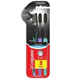 Colgate Зубная щетка Slim Soft Charcoal trio 3 шт.