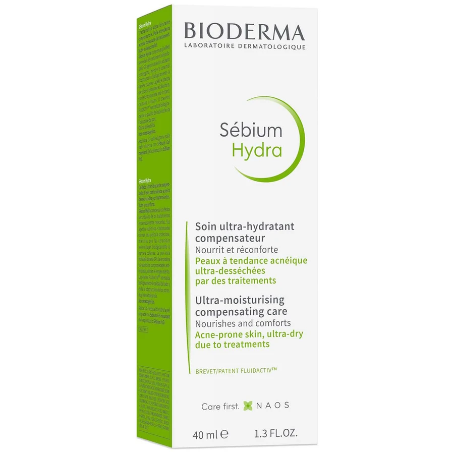 Bioderma Sebium Hydra, увлажняющий крем для жирной кожи, 40 мл: цены и характеристики