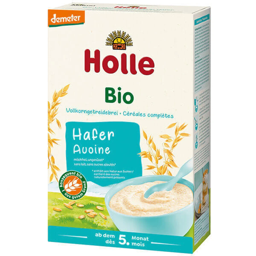 Сухая безмолочная каша Holle Bio Овсяная, с 5 месяцев, 250 г: цены и характеристики