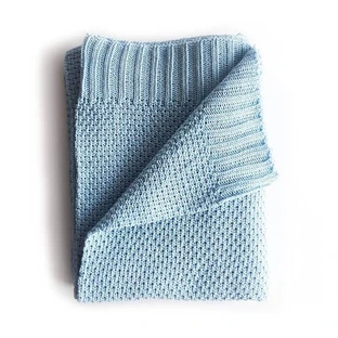 Одеяло трикотажное хлопковое Мох, 80х100 см, Cielo, Tuxi Brands