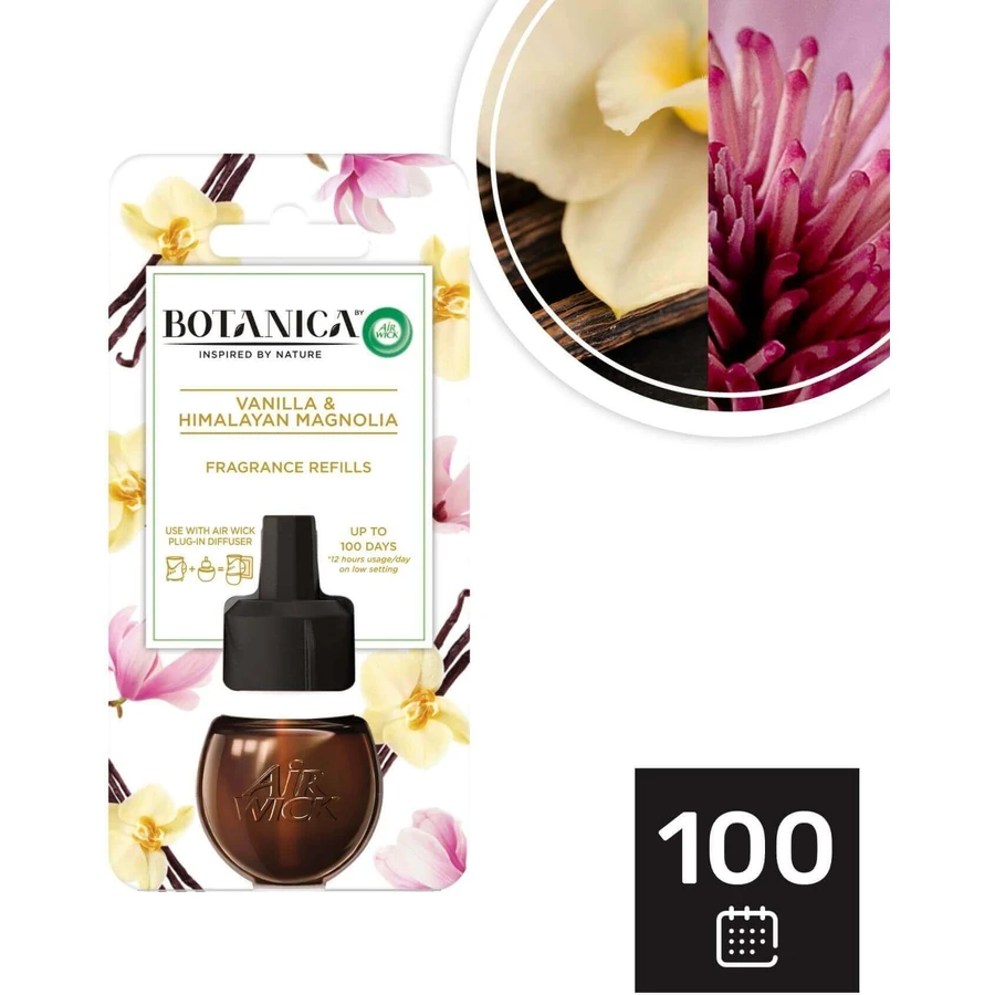 Освіжувач повітря Airwick Botanica Electric Refill Ваніль та гімалайська магнолія 19 мл: ціни та характеристики