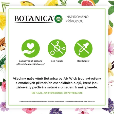 Освіжувач повітря Airwick Botanica Electric Refill Ваніль та гімалайська магнолія 19 мл: ціни та характеристики