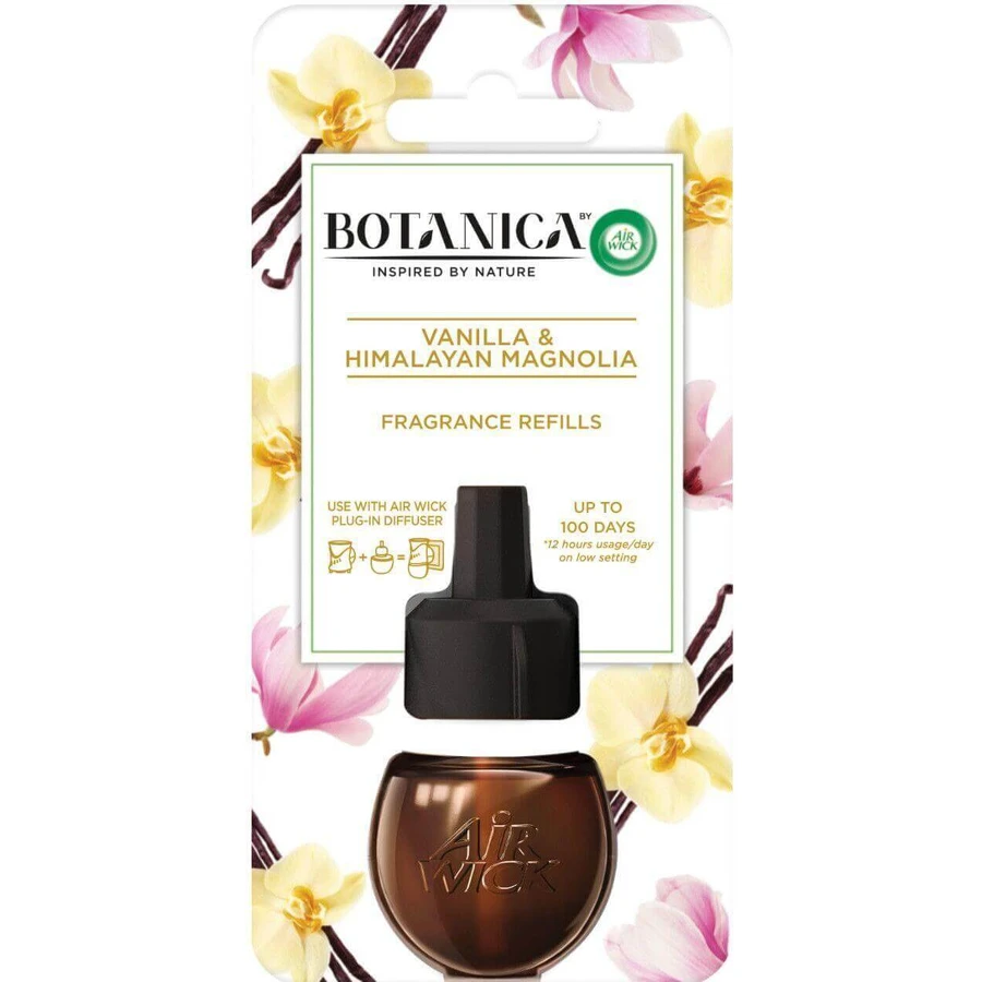 Освіжувач повітря Airwick Botanica Electric Refill Ваніль та гімалайська магнолія 19 мл: ціни та характеристики