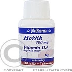MedPharma ГОРЧИК 300MG+VIT. D 1×37 табл, дієтична добавка: ціни та характеристики