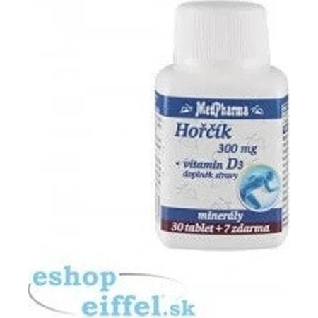 MedPharma ГОРЧИК 300MG+VIT. D 1×37 табл, дієтична добавка: ціни та характеристики