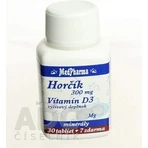 MedPharma ГОРЧИК 300MG+VIT. D 1×37 табл, дієтична добавка: ціни та характеристики
