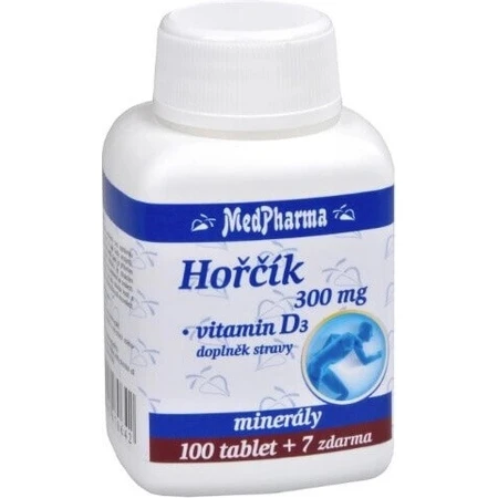 MedPharma ГОРЧИК 300MG+VIT. D 1×37 табл, дієтична добавка: ціни та характеристики