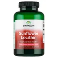 Swanson, Sunflower Lecithin, лецитин подсолнечника 1200 мг, 90 капсул