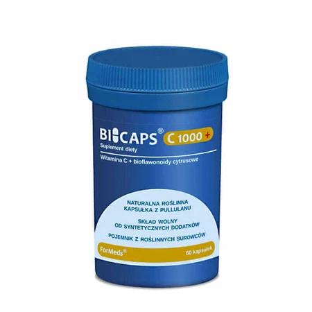 BICAPS Vitamin C 1000+ PLUS вітамін С, 60 капсул, Formeds: ціни та характеристики