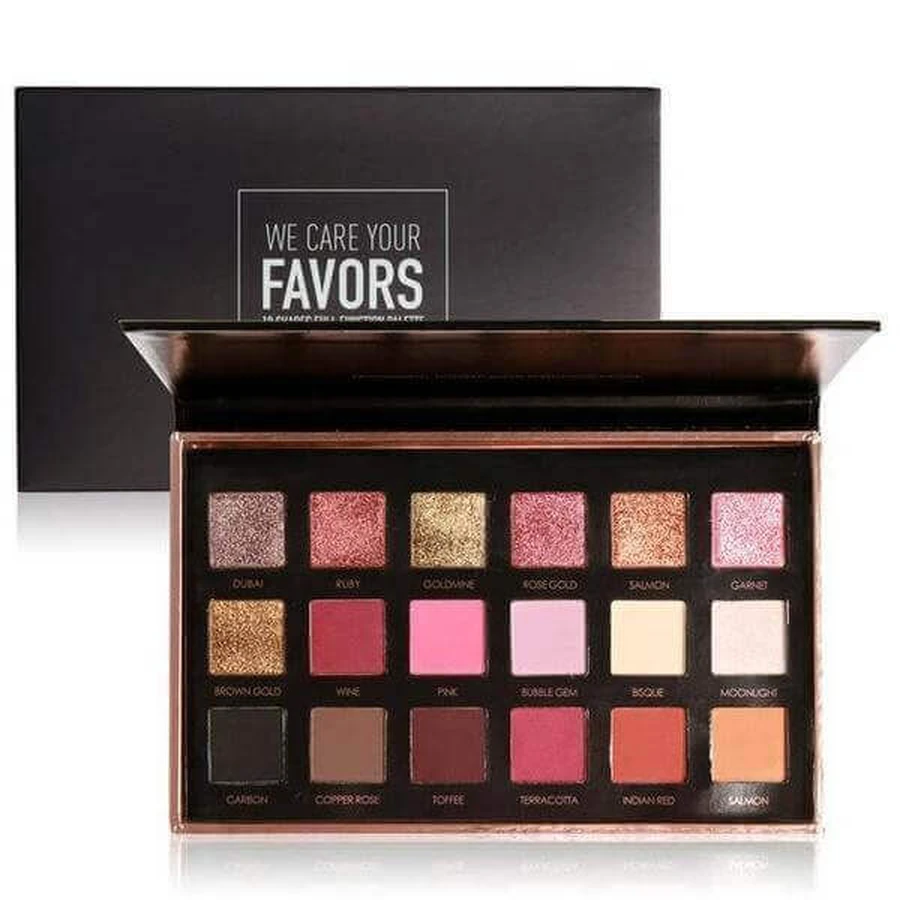 Focallure Focallure We Care Your Favours Набір тіней для повік 18, 01 Bright Lux: ціни та характеристики