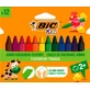 BIC Трикутні воскові олівці, 12 шт.