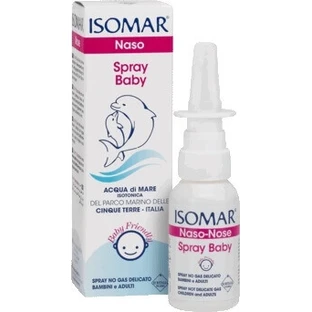 Назальний спрей з ізотонічною морською водою (без газу), + 2 роки, Isomar