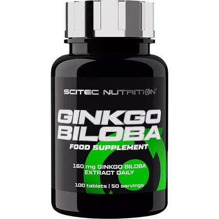 Scitec Nutrition Гинкго Билоба 1×100 табл, пищевая добавка: цены и характеристики