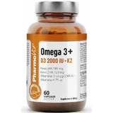 Омега 3 + D3 2000 МО + К2 60 капсул у формі м'якого гелю Pharmovit Clean Label