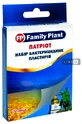 Набір пластирів Family Plast бактерицидних патріот 19 мм х 72 мм полімерная основа №20
