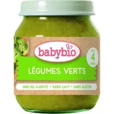 BABYBIO органические зеленые овощи 1×130 г, органический овощной перекус