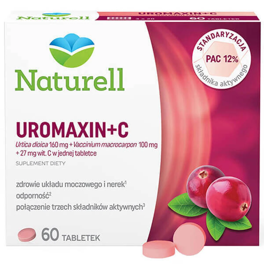 Naturell Уромаксин + C, 60 таблеток: цены и характеристики