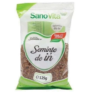 Насіння льону, 125 г, Sanovita