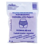 Horizon, послеродовые трусики, многоразовые, сетчатые, размер 40-44, 2 штуки УПАКОВКА БРОКЕН: цены и характеристики