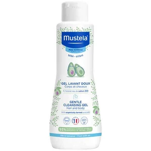 Шампунь-гель Mustela Bebe Gentle Cleansing Gel Hair and Body, делікатний, для дітей від народження, 200 мл