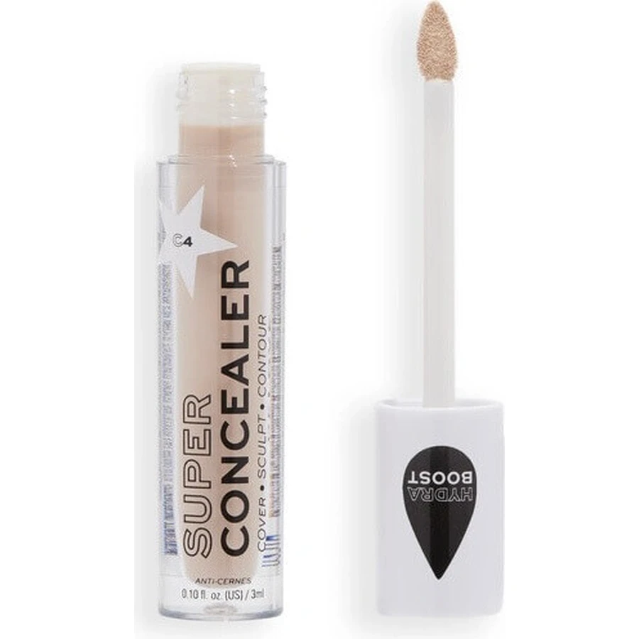 Revolution Relove, Super Concealer Radiant Matte C4, коректор 1×3 мл, консилер: ціни та характеристики