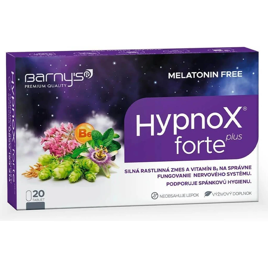 Барні's Hypnox FORTE plus 1×20 тбл, харчова добавка: ціни та характеристики