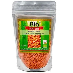 Органічна червона сочевиця, 250 г, Bio Natur