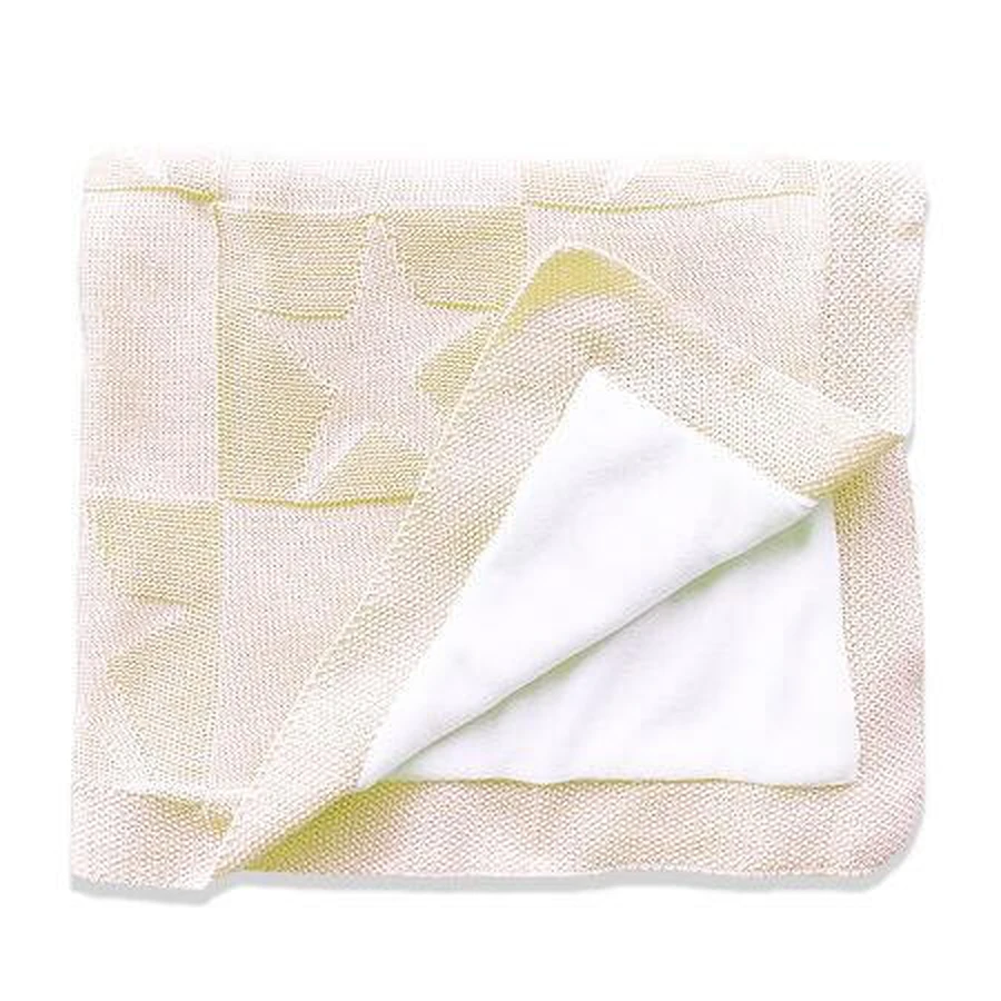 Плед двойной трикотажный, 80 x 100 см, кремовый, Tuxi Brands: цены и характеристики