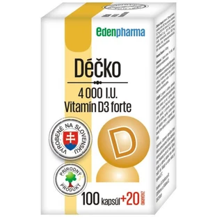 EdenPharma Déko 4000 I.U., витамин D3 forte 120 таблеток