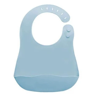 Силиконовый нагрудник, 6 месяцев+, Aqua Blue, Appekids