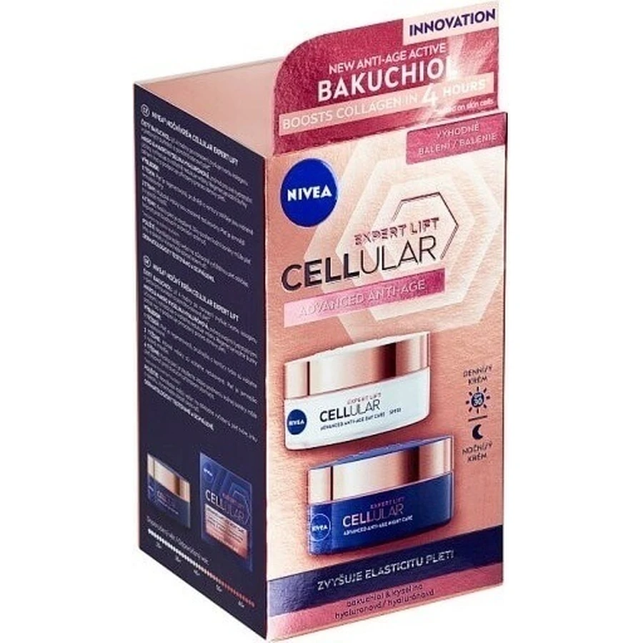 Nivea Денний + Нічний крем Cellular Expert Lift 2х50мл 1×2х50мл, крем для шкіри: ціни та характеристики