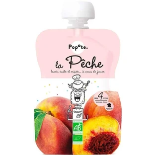 POPOTE Капсика био персик 120 г, 4+ 1×120 г