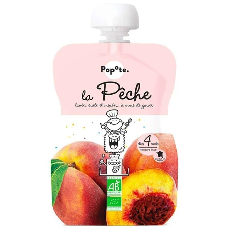 POPOTE Капсика био персик 120 г, 4+ 1×120 г: цены и характеристики