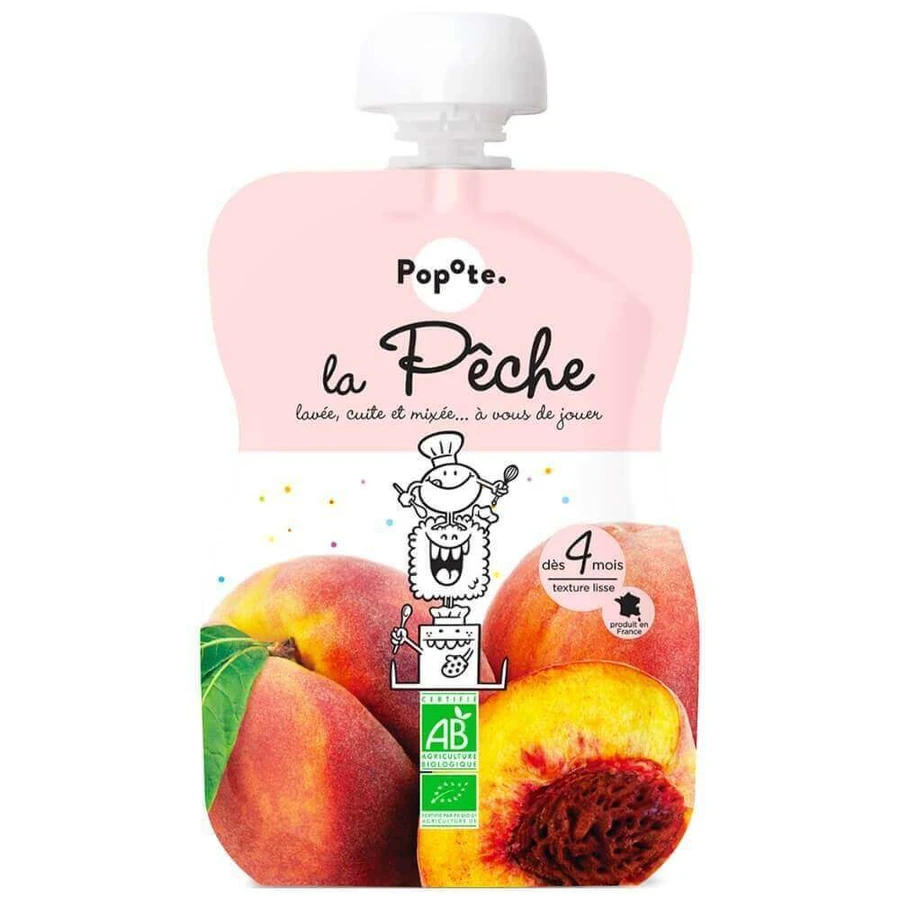 POPOTE Капсика био персик 120 г, 4+ 1×120 г: цены и характеристики