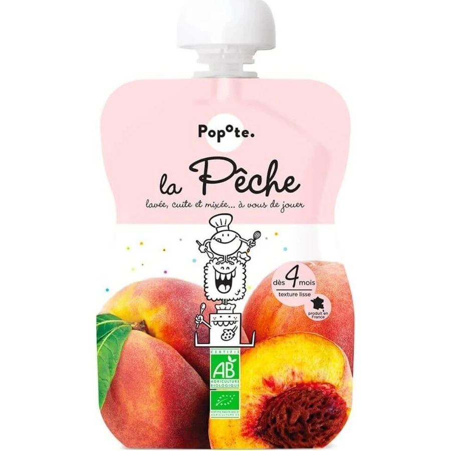 POPOTE Капсика био персик 120 г, 4+ 1×120 г: цены и характеристики