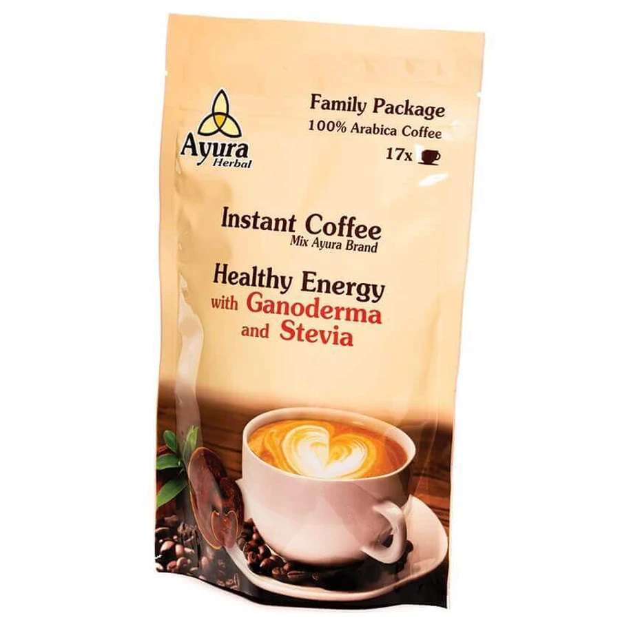 Кофе с ганодермой и стевией Instant Coffee Mix Family, 250 г, Ayura Herbal: цены и характеристики