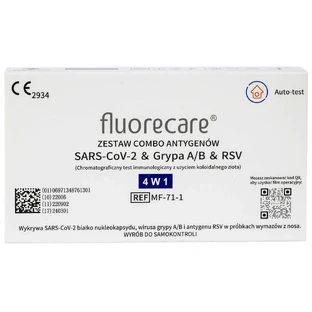 Тест FLUORECARE SARS-CoV-2 COVID-19, грип AB, RSV, комбінований 4 в 1