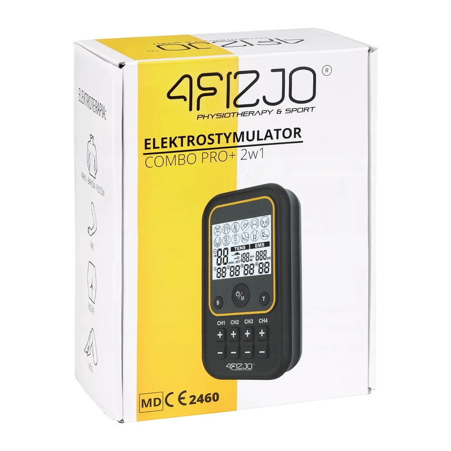 4Fizjo Pro+, електростимулятор 2-в-1, TENS, EMS, для допоміжної терапії: ціни та характеристики