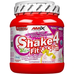Amix Shake4 Fit&Slim клубника 500 г