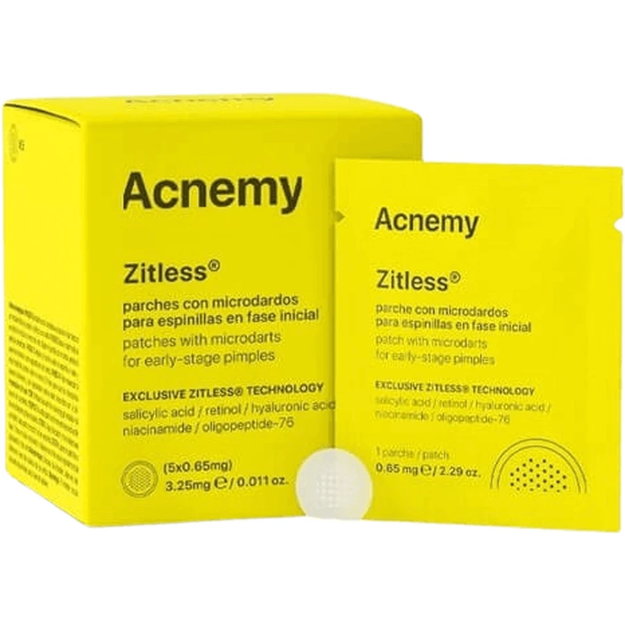 Acnemy Zitless 5 x 0,65 мг: ціни та характеристики